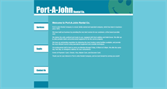 Desktop Screenshot of portajohnrentalco.com